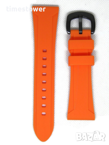 Силиконова каишка за часовник 22/24/26мм., снимка 5 - Каишки за часовници - 44860241