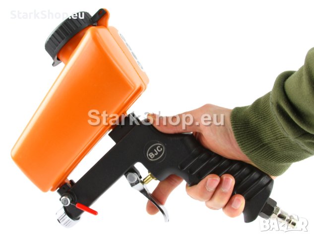  Професионален пневматичен пясъкоструен пистолет – пневматична пясъкоструйка BJC , снимка 6 - Други инструменти - 40399159