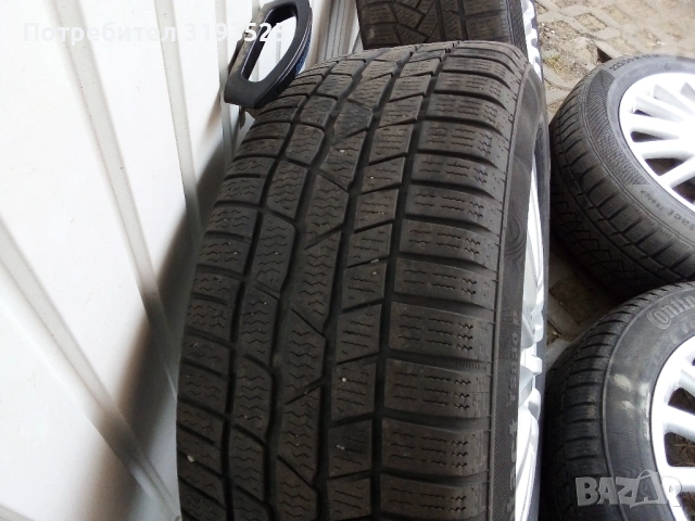 Алуминиеви джанти от Фолксваген 17 цола + зимни гуми, снимка 4 - Гуми и джанти - 53392575