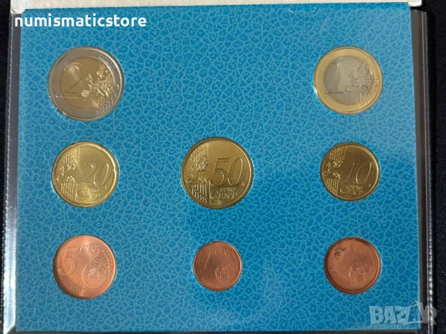 Ватикана 2019 г. - комплектен сет от 1 цент до 2 евро BU, снимка 4 - Нумизматика и бонистика - 50729702