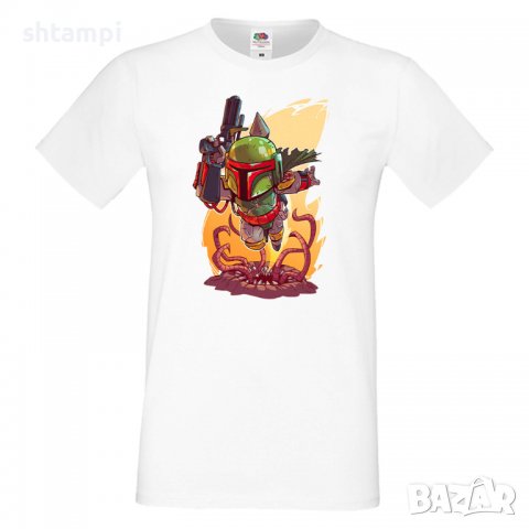 Мъжка тениска Star Wars Boba Fett Star Wars Игра,Изненада,Подарък,Геймър, , снимка 5 - Тениски - 36808597