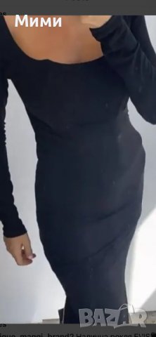 EVIS уникална нова черна рокля, снимка 6 - Рокли - 38497270