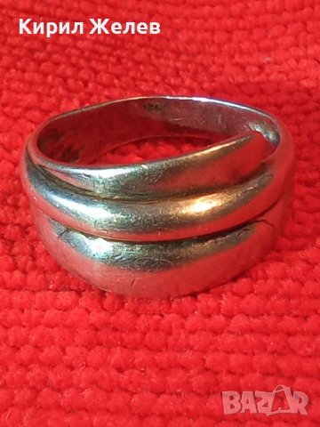 СТАР СТИЛЕН СРЕБЪРЕН ПРЪСТЕН СРЕБРО 925 РЪЧНА МАЙСТОРСКА РЕТРО АРТ ИЗРАБОТКА 36419