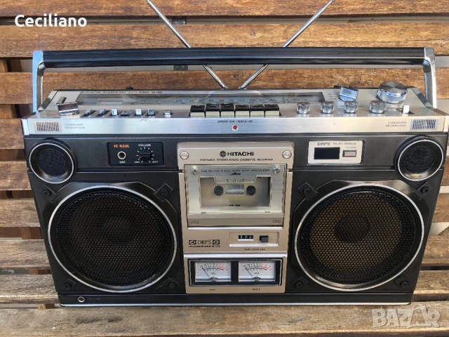 Радиокасетофон HITACHI TRK-8180Е В много добро визуално и техническо състояние!, снимка 18 - Радиокасетофони, транзистори - 53525866
