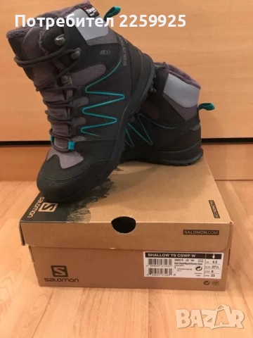 Дамски чисто нови зимни туристически обувки Саломон Salomon, снимка 3 - Други - 52283841