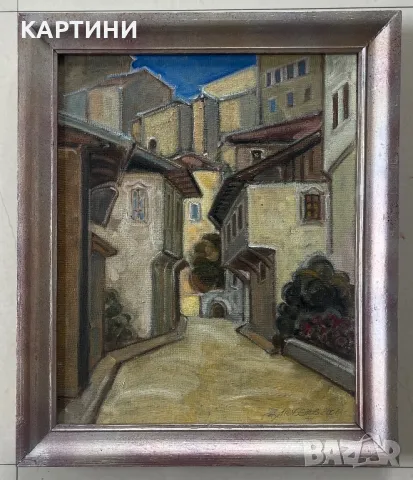 Димитрий Любенов - Леонардо майсторска картина 2001 г., снимка 1