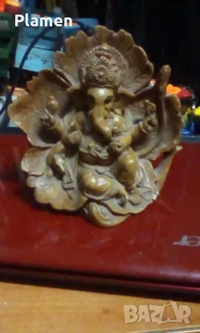 Статуетка на Буда слон сапунен камък, снимка 1