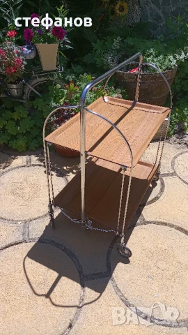 Руска сгъваема помощна масичка на колела, бар масичка, снимка 8 - Други - 50973186