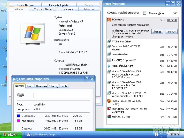 Лаптоп Toshiba Portege A100, снимка 10 - Лаптопи за дома - 47849006