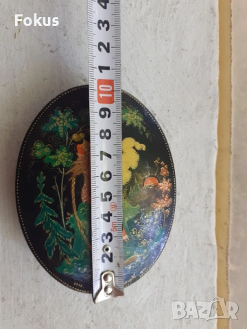 Уникална руска лакова кутия рисувана сцена от приказка, снимка 6 - Антикварни и старинни предмети - 53416901