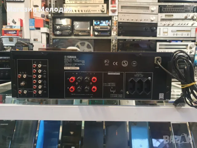 Усилвател Yamaha AX-397 Две по 95 вата на 4 ома. В отлично техническо и визуално състояние., снимка 11 - Ресийвъри, усилватели, смесителни пултове - 49189932