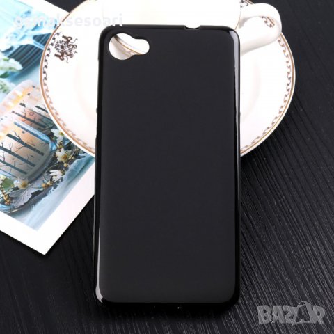 Alcatel A5 LED - Черен Силиконов Кейс Гръб MATT, снимка 1