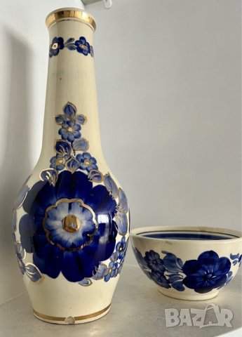 Полска ръчно рисувана керамика, снимка 6 - Антикварни и старинни предмети - 43399365