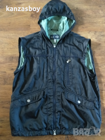 armani jeans - тънък мъжки елек 2ХЛ, снимка 5 - Други - 44882349