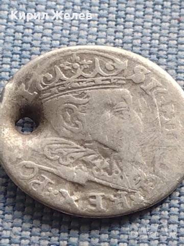 Сребърна монета 3 гроша 1596г. Сигизмунд трети ПОЛША 28460, снимка 6 - Нумизматика и бонистика - 42969893
