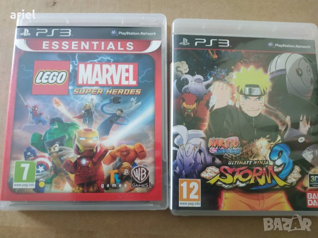 naruto ultimate ninja storm 3, lego marvel super heroes ps3 playstation 