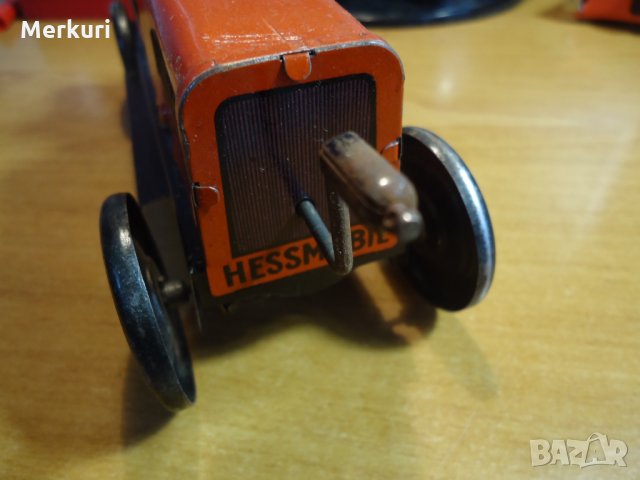 Стара много рядка ламаринена количка Hess Mobil 1050 JLH, снимка 11 - Колекции - 34637311