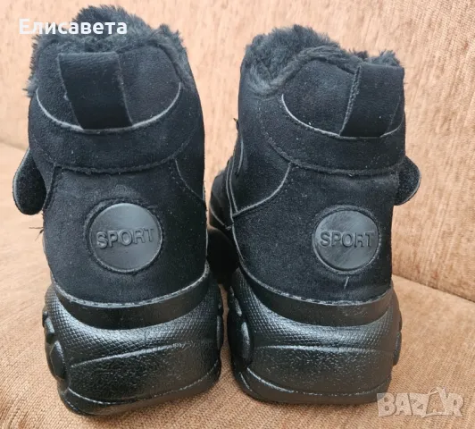 Дамски зимни боти на платформа , снимка 2 - Дамски боти - 48170790