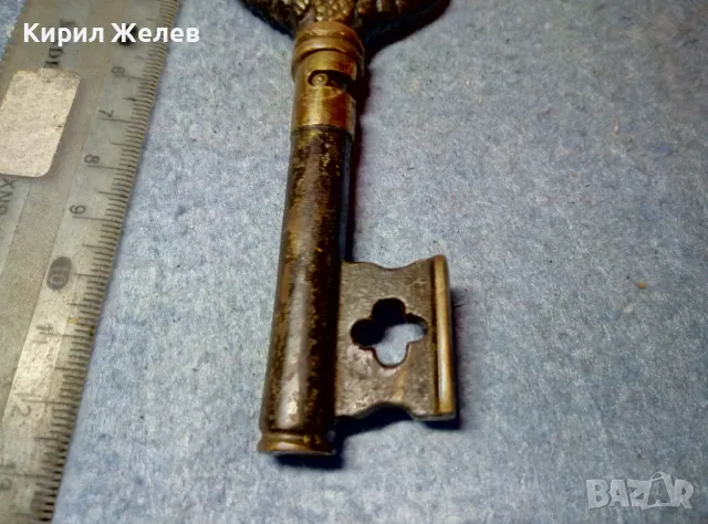 Стар КРАСИВ ФИГУРАЛЕН ОРНАМЕНТИРАН РЕТРО БРОНЗОВ ТИРБУШОН За МЕХАНА КОЛЕКЦИЯ ПОЛЗВАНЕ 41606, снимка 9 - Антикварни и старинни предмети - 47608165