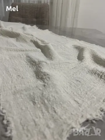 Тишлайфер, 4 метра, 40x400см, светлосив/бежов, снимка 2 - Покривки за маси - 48457527