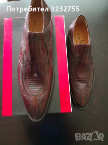 Предлагам оригинални ИСПАНСКИ мъжки обувки ""DIEGO MARIN"iguana marronn, снимка 1