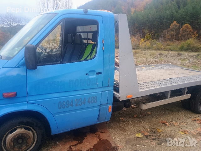 Пътна помощ Мерцедес спринтер 412 2.9, снимка 6 - Бусове и автобуси - 52369045