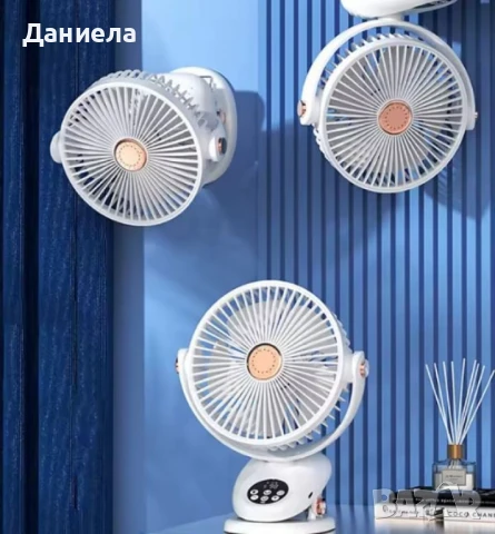 Настолен вентилатор с дистанционно управление, снимка 3 - Вентилатори - 50682101