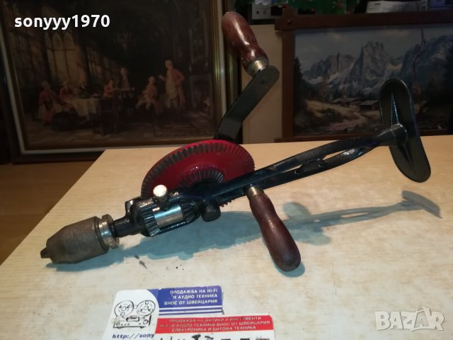 РЕТРО ДРЕЛКА ОТ ШВЕЦИЯ 3011210924, снимка 10 - Антикварни и старинни предмети - 34973812