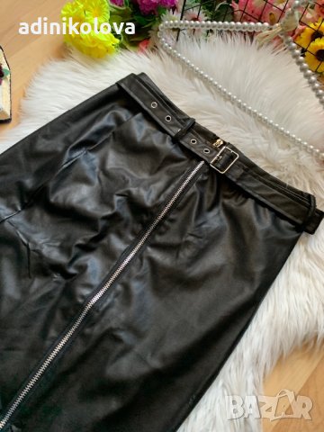 Нова кожена пола, снимка 8 - Поли - 42974131