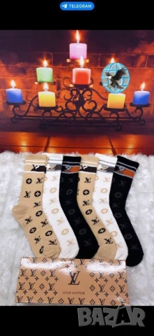 чорапи в кутия karl lagerfeld Victoria's secrets gucci dsquared2 nike, снимка 7 - Дамски чорапи - 51321042