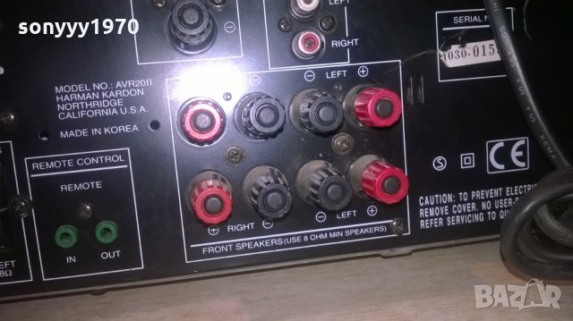 Harman/kardon AVR2011-500WATTS-stereo amplifier-внос швеицария, снимка 14 - Ресийвъри, усилватели, смесителни пултове - 27046449