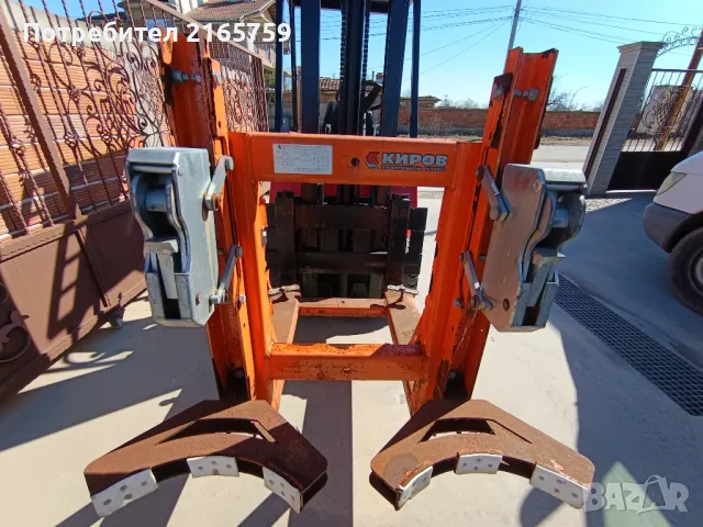 мотокарно устройство държач за метални варели, снимка 2 - Подемници - 49379022