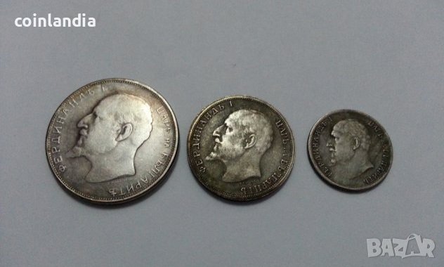 Монети ЛОТ 10 ЛВ, 20 ЛВ И 100 ЛВ 1894 г КНЯЗ ФЕРДИНАНД, снимка 6 - Нумизматика и бонистика - 24872301