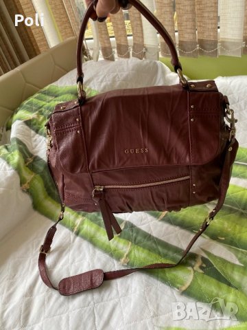 Оригинална чанта Guess в красив цвят, снимка 4 - Чанти - 28337522
