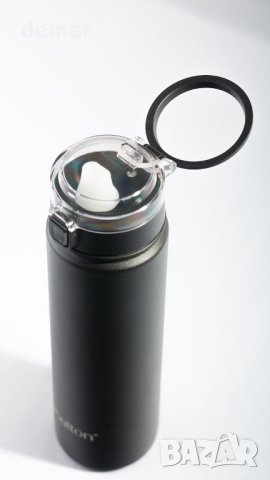 Doulton Taste2 черна стоманена бутилка за вода с изолация и филтър, 650мл, снимка 3 - Спортна екипировка - 43427781