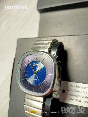 Мъжки соларен ръчен часовник Looks By Wolfgang Joop, снимка 4 - Мъжки - 43147018