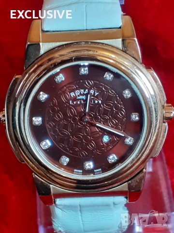 Луксозен часовник с 2 лица и камъни сваровски - Лимитирана серия!, снимка 2 - Дамски - 43437270