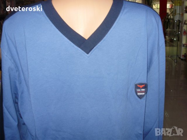 Мъжка пижама с дълъг ръкав 2ХЛ, снимка 9 - Бельо - 23116618