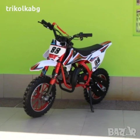 Детски Кросов Мотор 50сс кубика RED с електрически стартер