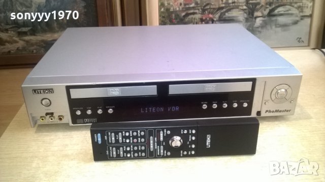 Liteon lvr-1001 dvd/vdr phomaster-внос швеицария, снимка 1 - Плейъри, домашно кино, прожектори - 27027323