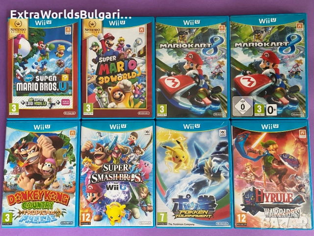 игри за Nintendo Wii U 49лв брой!
