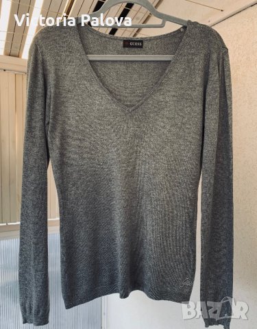 GUESS  блуза с лого , снимка 3 - Блузи с дълъг ръкав и пуловери - 44112219