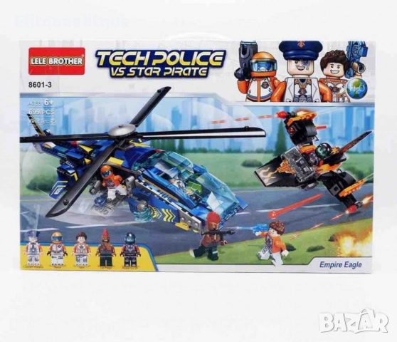 Конструктор Градска полиция, 699 части с 5 фигурки 8601-3, снимка 4 - Други - 52273328