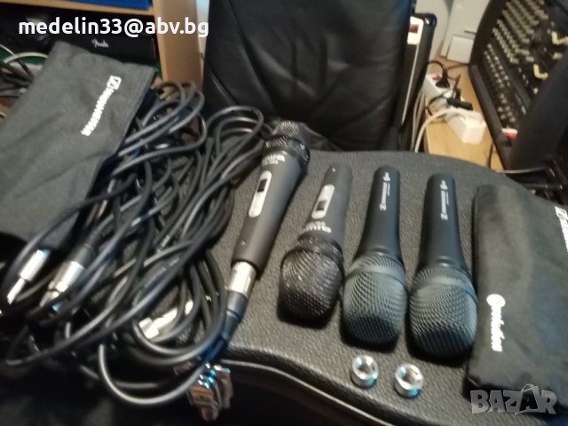 Микрофони Sennheizer 2бр и Aiwa 2 бр нови с по 6 м кабели, снимка 8 - Други - 43477182