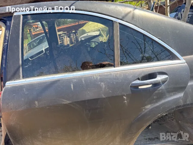 Задна лява синя врата Мерцедес Mercedes S class W221, снимка 3 - Части - 49967625