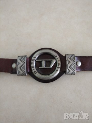 Кожена гривна Diesel , снимка 2 - Колани - 40032432