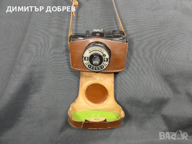 СТАР РЕТРО СОЦ ПОЛСКИ БАКЕЛИТОВ ФОТОАПАРАТ DRUH SYNCHRO , снимка 12 - Антикварни и старинни предмети - 50839797