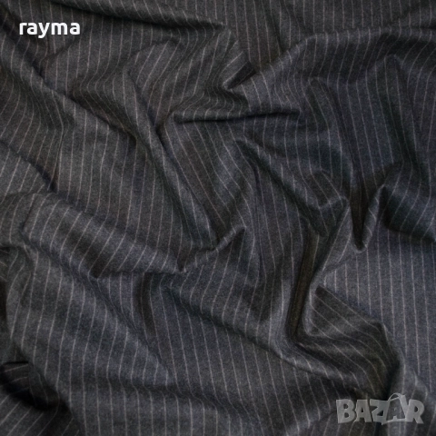 Италианска сива вълна и кашмир райе, снимка 3 - Панталони - 51755337