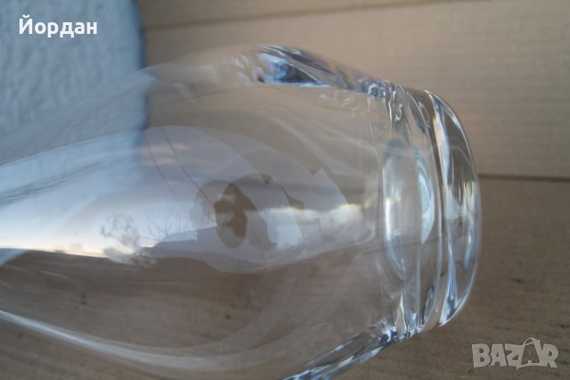 Немско кристално шише за алкохол, снимка 13 - Антикварни и старинни предмети - 43573459