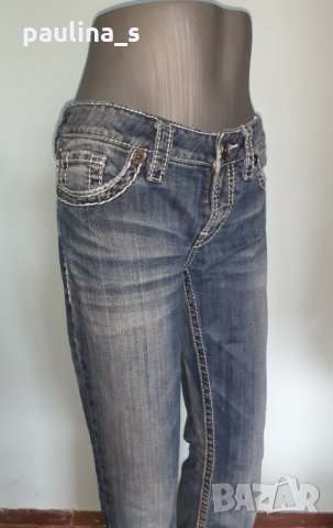 Дизайнерски дънки Silver jeans by "Aiko"® / широки крачоли, снимка 4 - Дънки - 28855006